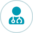 trained healthcare professional at an infusion center